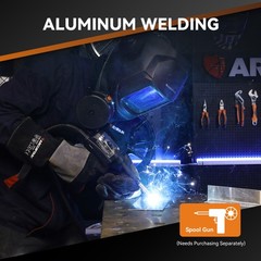 ARCCAPTAIN 250A MIG Welder Gas MIG/Gasless MIG/Stick/Lift TIG/Spool 110V 220V
