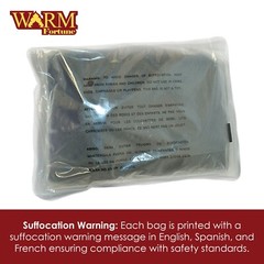 WF Clear Poly Bag 100 Self-Sealing Suffocation Warning Mailer Bags