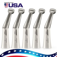US 5X AZDENT Dental Low Speed Push button Contra Angle Handpiece