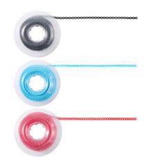 Dental Ortho Elastic Power Chain Rubber Bands Long/Short/Continuous 10 Colors