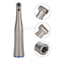 Dental 1:1 Fiber Optic LED Contra Angle Handpiece 4 Spray Push Button fit NSK