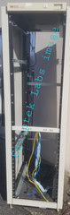Keysight Agilent HP 19″ Equipment Server Rack 41U 6 FT outlets & fans HP E3662A