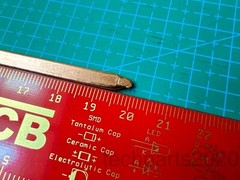ATS Flat Sintered Copper Heat Pipe for Heatsinks, 200mm Long x 5.4mm x 2mm Thick
