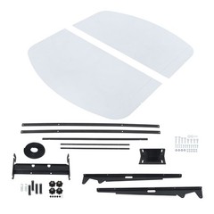 52″ X 52″ ROPS Tuff Top Tractor Canopy For John Deere 2″ x 2″ or 2″ x 3″ White