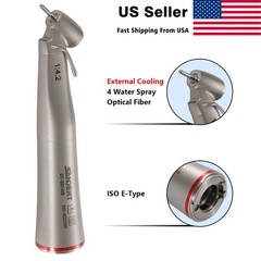 NSK Style Dental 1:4.2 Electric Contra Angle Handpiece 45°Angle Head Fiber Optic