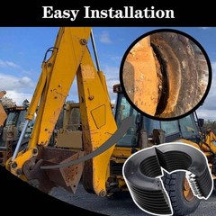 10pc Bucket Pin Shim Kit for Excavator Skid Steer ID45mm Thickness 3mmDetachable