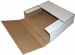 400 LP Premium Record Album Mailers Book Box Variable Depth Laser Disc Mailers