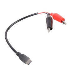 5PCS Practical Type C to Alligator Clip Connection Line Power Output Cable