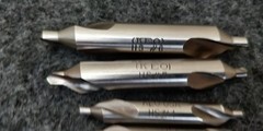 KEO 7 PC COMBINED DRILL & COUNTERSINK SET CENTER DRILL #0, 1, 2, 3, 4, 5, 6