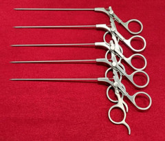 5pc-Laparoscopic Suture Passer Fascial Closure Port Closure 2.5mmx170mm Reusable