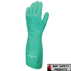 SHOWA-BEST MFG CHEMICAL RESISTANT CLEANING GLOVES 730 NITRI-SOLVE (SIZES SM-2XL)