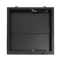 Aluminum Alloy Roof Hatch 27.5*27.5in Roof Access Hatch Roof Security Door Black