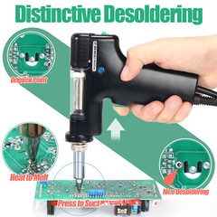 948 90W Digital Desoldering Iron Suction Tin Gun Soldering Station Kit Tools