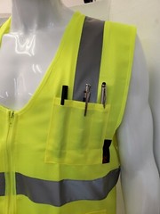 High Visibility Reflective Neon Orange Safety Vest (Small-4XL)