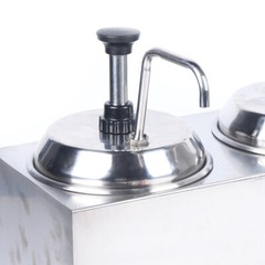 1600W 110V Hot Fudge Nacho Cheese Dispenser Sauce Caramel Melting Warmer Machine