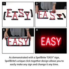 SpellBrite FREE WI-FI Sign | Neon Sign Look, LED Light | 15.4″ x 15.0″