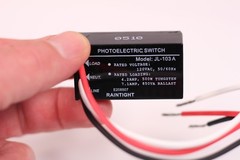 Pack of 2- Outdoor Hard-Wired Post Eye Light Control with Photocell Light Sensor