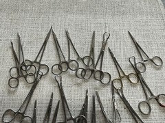 Lot of 80+ Various Brand & Size Medical Surgical Instruments Stainless Steel