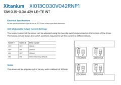 PHILIPS ADVANCE XITANIUM 13W LED ELECTRONIC DRIVER XI013C030V042RNP1 DIMMABLE