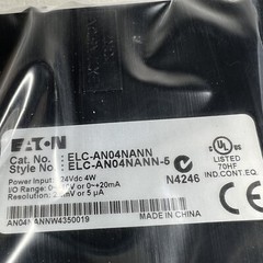 NEW Eaton ELC-AN04NANN-5 ELC AN04NANN 24VDC 4W Expansion Module Analog Mod 4