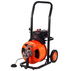 VEVOR Drain Cleaner Machine Electric Drain Auger 75 FT x 1/2 In Auto Feed
