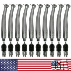 1-10Pcs NSK Style Dental High Speed Handpiece Standard +Quick Coupler 4 Holes