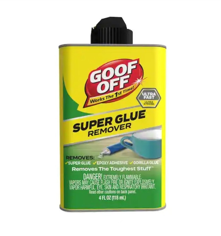Goof Off Super Glue Remover, 4 Oz.