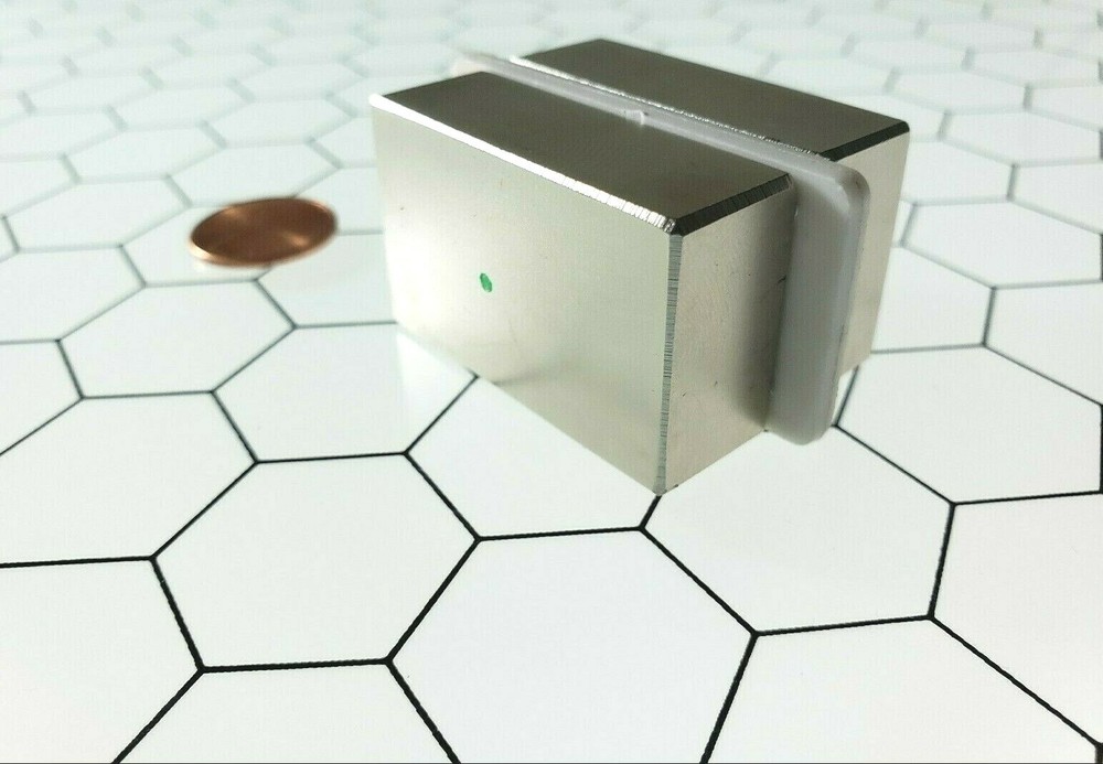 2 Neodymium N52 Block Magnets 40mm x 25mm x 14mm Earth Super Strong Neo