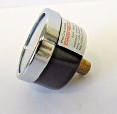 NEW 102D-158F GAUGE 1.5 INCH 0-160 PSI STEEL CASE REAR ⅛ NPT CONNECT NOS