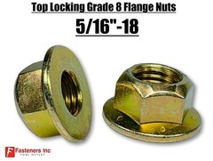 5/16″-18 Grade 8 Flange Frame Bolt Yellow Zinc Plated (All Sizes & Qty’s) 5/16″
