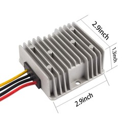 DC12V(10V~16V) Step-Up to DC19V 8A 152W Power Converter Regulator