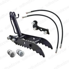 TYPHON Hydraulic Thumb Clip For 0.8Ton-2Ton Mini Excavators Attachments 3-Holes
