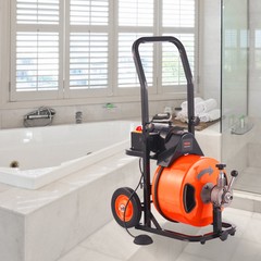VEVOR Drain Cleaner Machine Electric Drain Auger 75 FT x 1/2 In Auto Feed
