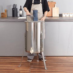 VEVOR Electric Honey Extractor Beekeeping Equipment 2/4 Frames Stainless Steel