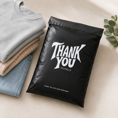 Premium Poly Mailers Self Seal Envelopes for Football Merch – Thank You Design