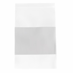 2 Mil Clear Reclosable Poly Bags with White Block Zipper 6″x 9″ Pack of 10000