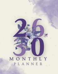 2026-2030 Monthly Planner 5 years: 60 Months, January 2026 to December 2030,…