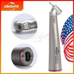 AbDent Dental 45° Contra Angle LED Optic 1:4.2 Handpiece Quattro Spray AT