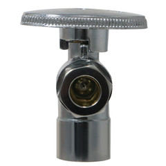 (100) 1/4 TURN ANGLE STOP VALVE COMPRESSION 3/8″ OD X 1/2″ SWEAT (LEAD FREE) NSF