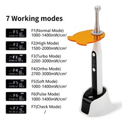 Dental LED Wireless Curing Light Lamp 1 Sec Cure 2500mW/cm2/3000mw/cm²