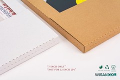 Wisaiboxl 7-inch 45 RPM Record Mailers (NOT for 12-inch LPs), 25 Pack, Brown