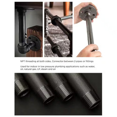 3/4 In. X 36 In. Black Steel Pipe
