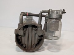 Gast 1022-V120-G272X vacuum pump, Doerr/GE 3/4HP 115/230V, dual glass filters