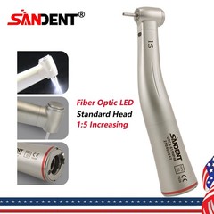 Electric High Speed Dental Handpiece 1:5 Increasing Speed Red Ring Inner 4 Spray