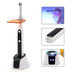 Dental LED Wireless Curing Light Lamp 1 Sec Cure 2500mW/cm2/3000mw/cm²