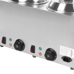 1600W 110V Hot Fudge Nacho Cheese Dispenser Sauce Caramel Melting Warmer Machine