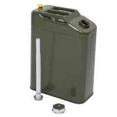 Durable Army Green 20L 5Gallon Gas Fuel Can Fuel Gasoline Steel Tank with Spout