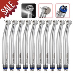 1-10 PCS SANDENT Dental LED E-Generator High Speed Handpiece Push 4 H Ceramic po