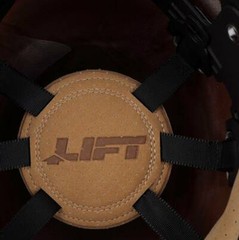 Lift Safety HDF50-20RD Dax 50/50 Fiber Full Brim Hard Hat Red-Black