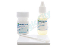 Prime-Dent Permanent Dental Glass Ionomer Luting Cement Kit for Crowns #010-020
